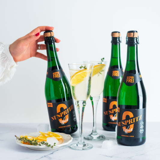 Alkoholfreier Sekt als Aperitif